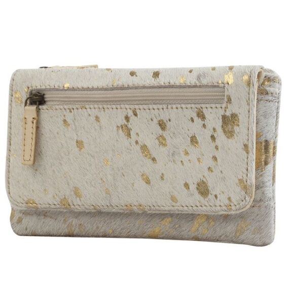 - Myra Sparkle Sharkle Leather And Hairon Wallet - Picture 6 of 11